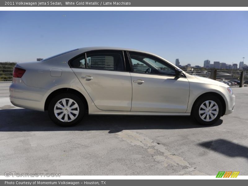 White Gold Metallic / Latte Macchiato 2011 Volkswagen Jetta S Sedan