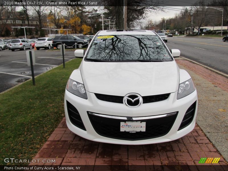 Crystal White Pearl Mica / Sand 2010 Mazda CX-7 i SV