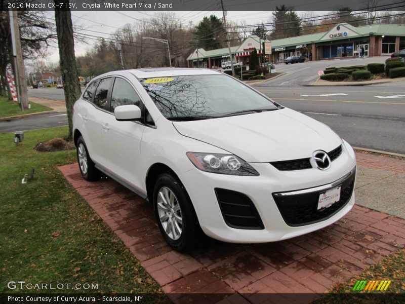 Crystal White Pearl Mica / Sand 2010 Mazda CX-7 i SV