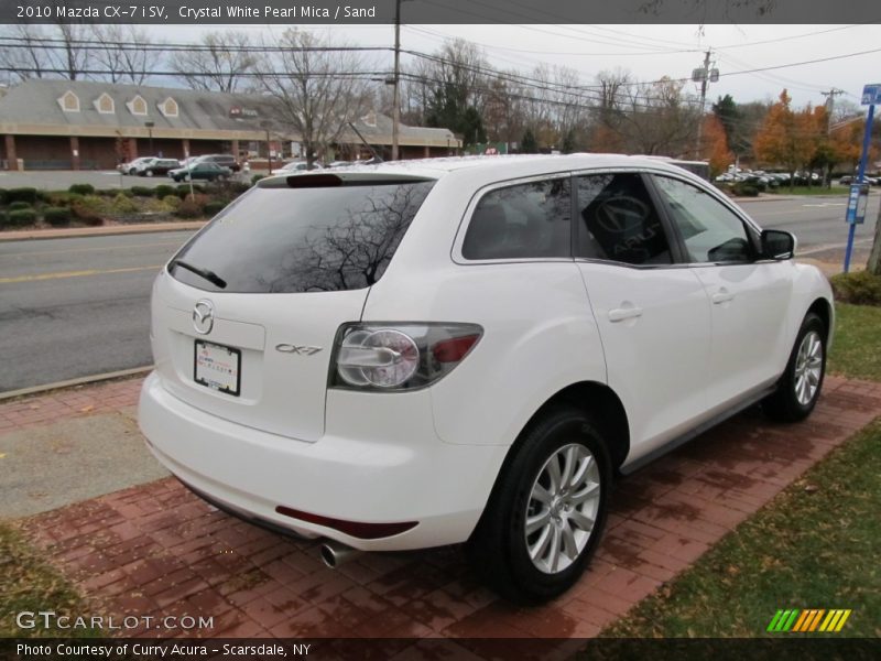 Crystal White Pearl Mica / Sand 2010 Mazda CX-7 i SV