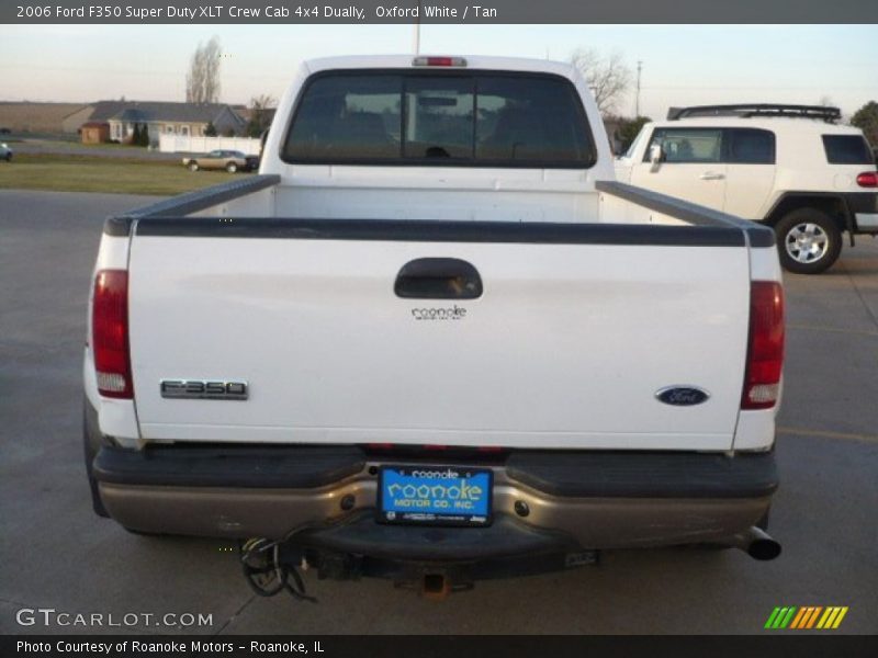 Oxford White / Tan 2006 Ford F350 Super Duty XLT Crew Cab 4x4 Dually