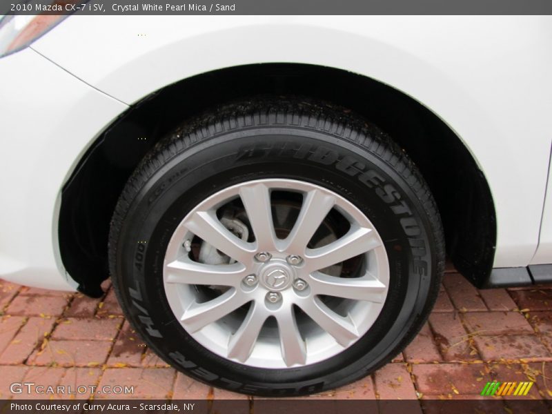 Crystal White Pearl Mica / Sand 2010 Mazda CX-7 i SV