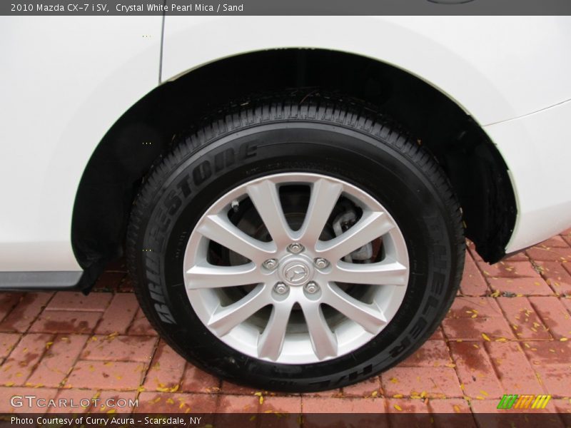 Crystal White Pearl Mica / Sand 2010 Mazda CX-7 i SV