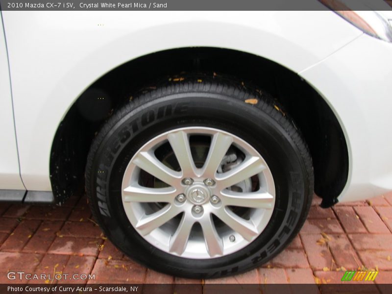 Crystal White Pearl Mica / Sand 2010 Mazda CX-7 i SV