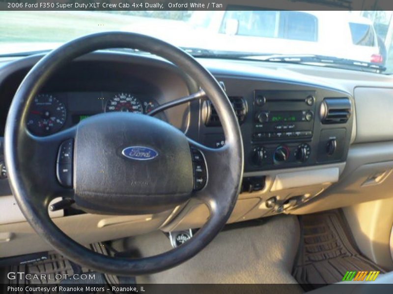 Oxford White / Tan 2006 Ford F350 Super Duty XLT Crew Cab 4x4 Dually