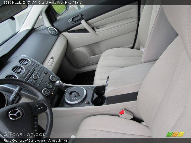 Crystal White Pearl Mica / Sand 2010 Mazda CX-7 i SV