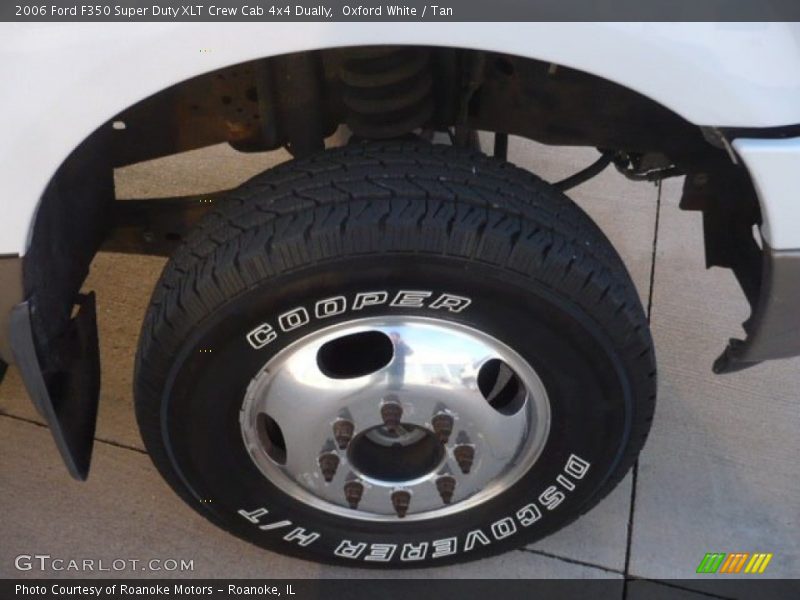 Oxford White / Tan 2006 Ford F350 Super Duty XLT Crew Cab 4x4 Dually