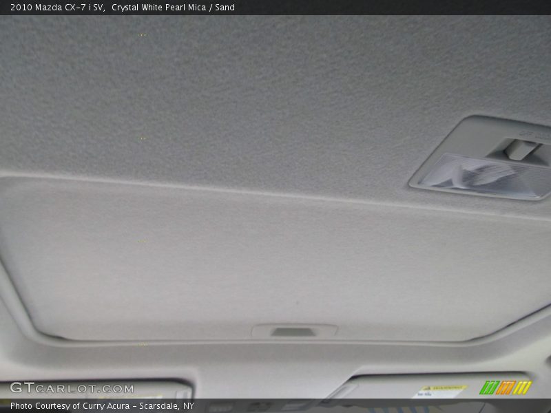 Crystal White Pearl Mica / Sand 2010 Mazda CX-7 i SV