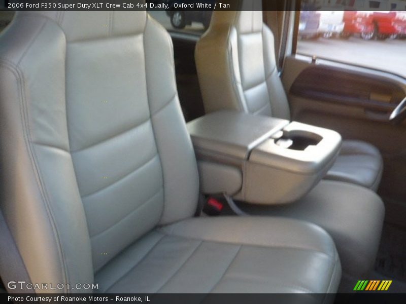 Oxford White / Tan 2006 Ford F350 Super Duty XLT Crew Cab 4x4 Dually