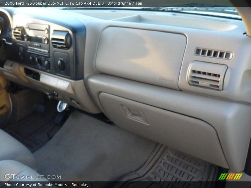 Oxford White / Tan 2006 Ford F350 Super Duty XLT Crew Cab 4x4 Dually