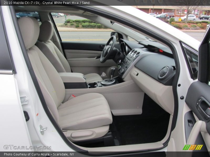 Crystal White Pearl Mica / Sand 2010 Mazda CX-7 i SV
