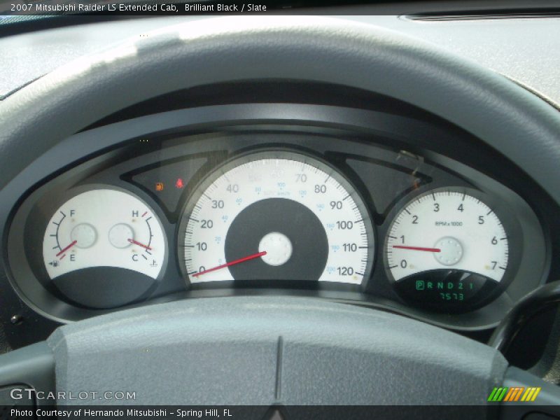 Brilliant Black / Slate 2007 Mitsubishi Raider LS Extended Cab