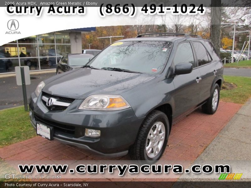 Amazon Green Metallic / Ebony 2006 Acura MDX