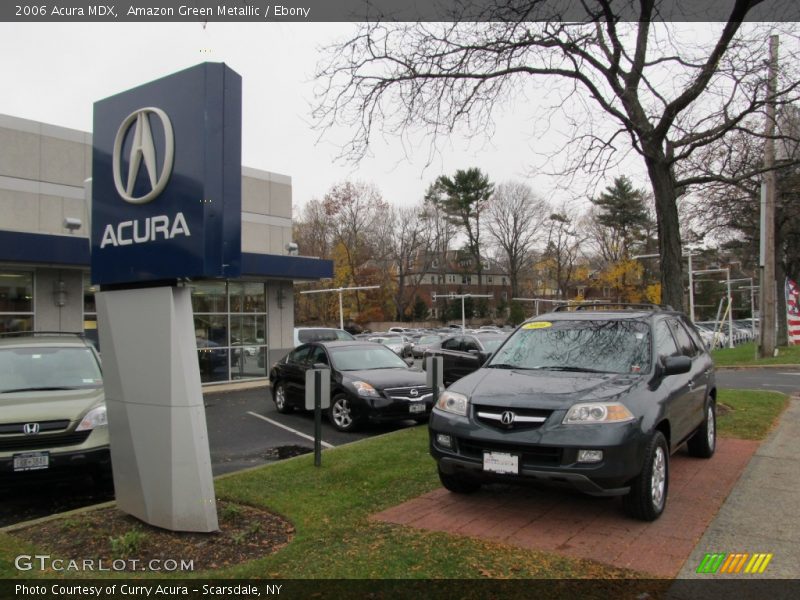 Amazon Green Metallic / Ebony 2006 Acura MDX