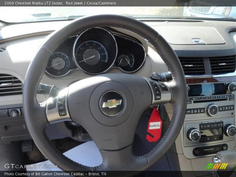 Red Jewel / Cocoa/Cashmere 2009 Chevrolet Malibu LTZ Sedan