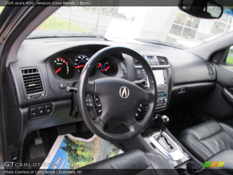 Amazon Green Metallic / Ebony 2006 Acura MDX