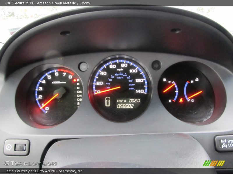 Amazon Green Metallic / Ebony 2006 Acura MDX