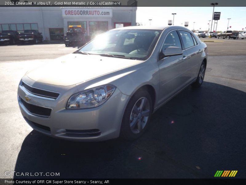 Gold Mist Metallic / Cocoa/Cashmere 2012 Chevrolet Malibu LT