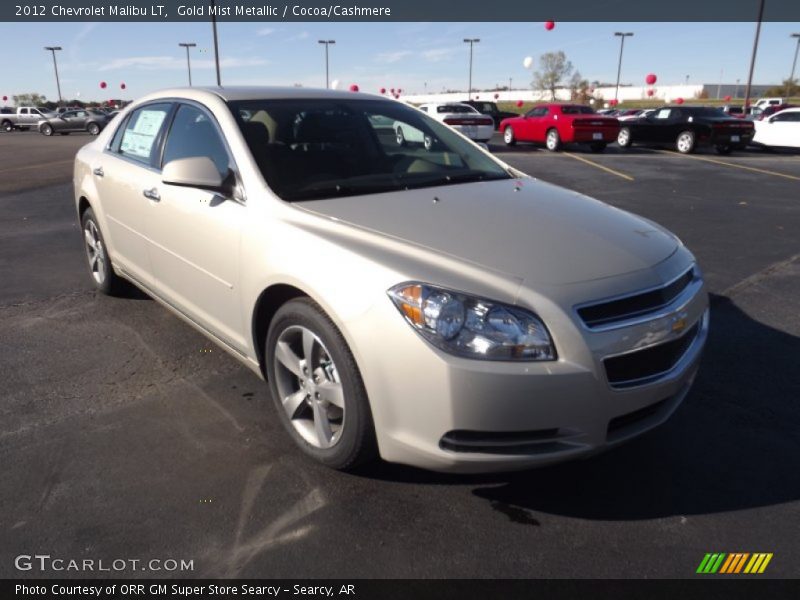 Gold Mist Metallic / Cocoa/Cashmere 2012 Chevrolet Malibu LT