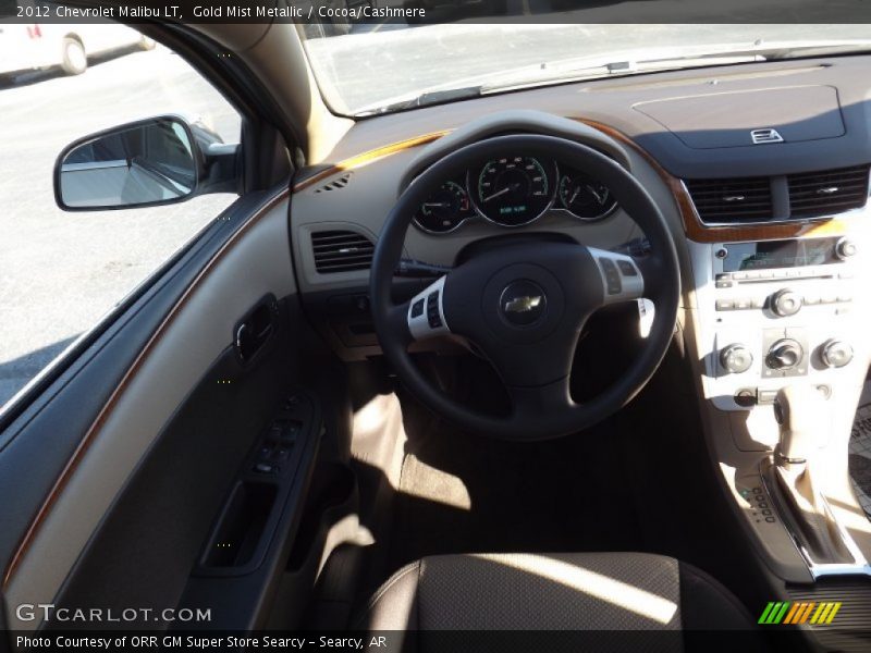 Gold Mist Metallic / Cocoa/Cashmere 2012 Chevrolet Malibu LT