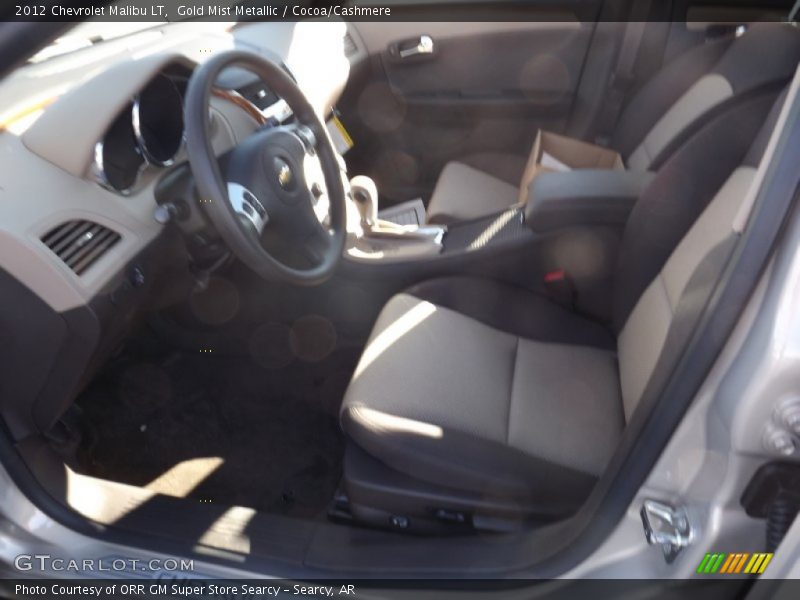 Gold Mist Metallic / Cocoa/Cashmere 2012 Chevrolet Malibu LT