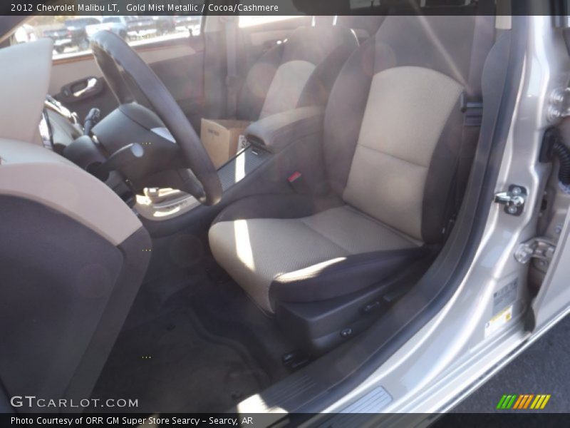 Gold Mist Metallic / Cocoa/Cashmere 2012 Chevrolet Malibu LT
