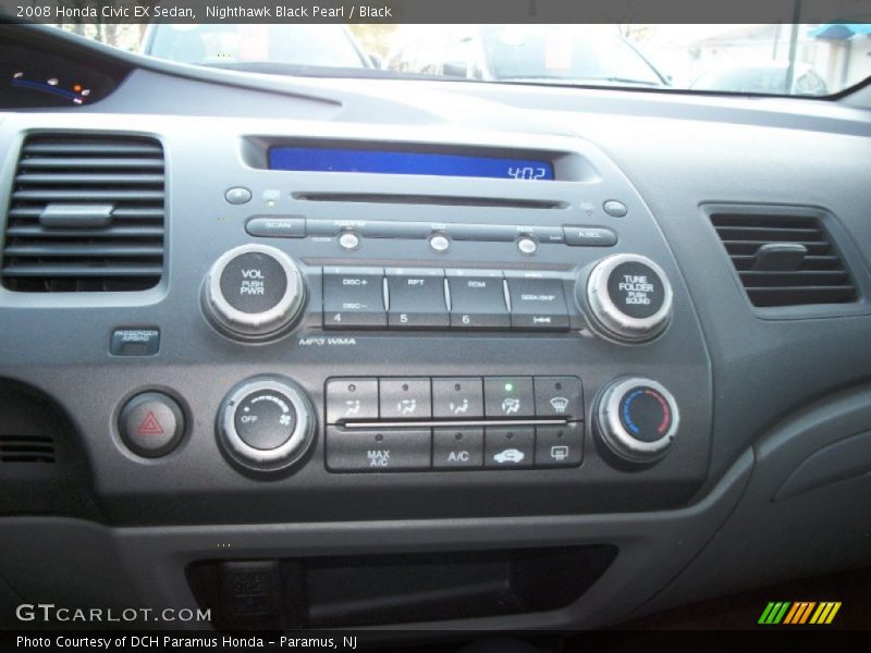 Nighthawk Black Pearl / Black 2008 Honda Civic EX Sedan