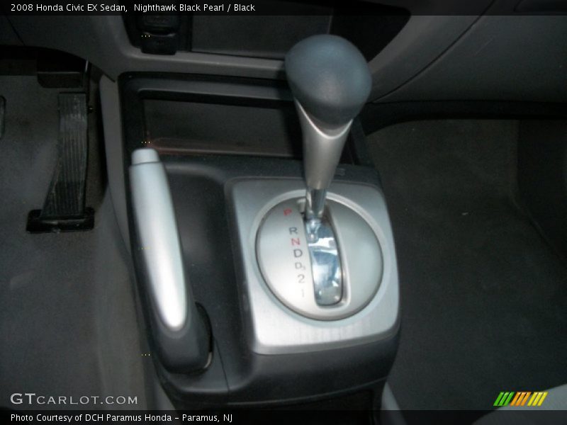 Nighthawk Black Pearl / Black 2008 Honda Civic EX Sedan