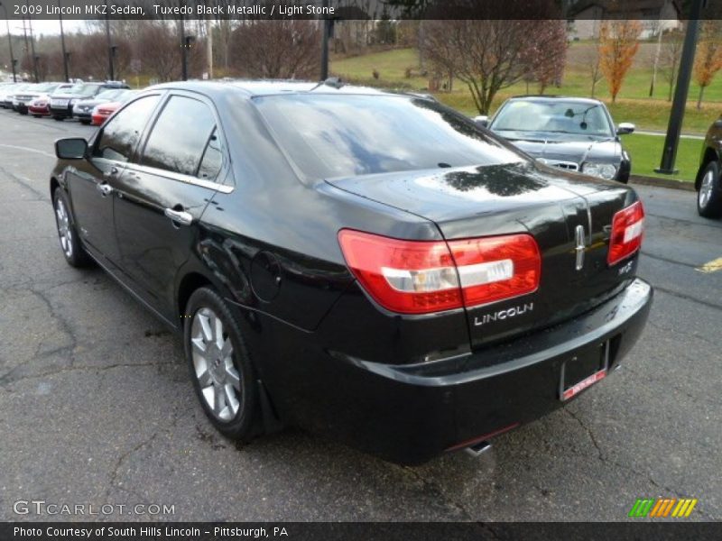 Tuxedo Black Metallic / Light Stone 2009 Lincoln MKZ Sedan
