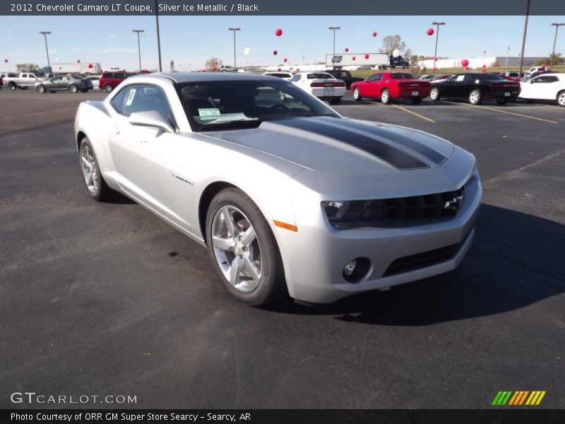 Silver Ice Metallic / Black 2012 Chevrolet Camaro LT Coupe