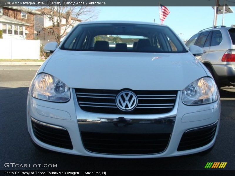 Candy White / Anthracite 2009 Volkswagen Jetta SE Sedan