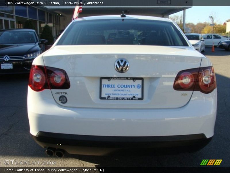 Candy White / Anthracite 2009 Volkswagen Jetta SE Sedan
