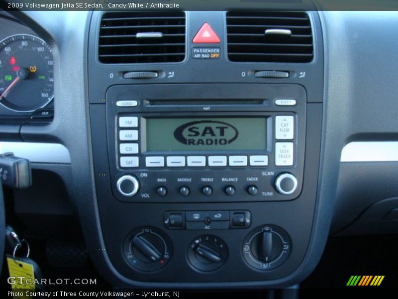 Candy White / Anthracite 2009 Volkswagen Jetta SE Sedan