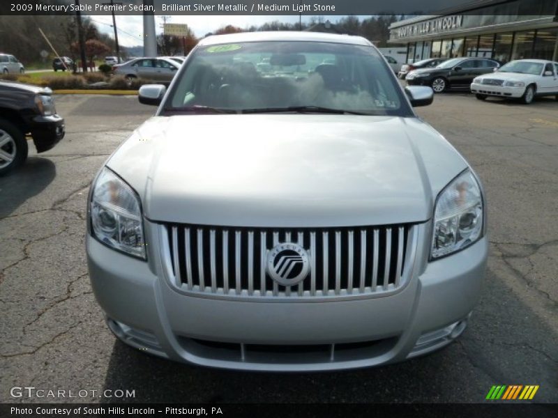 Brilliant Silver Metallic / Medium Light Stone 2009 Mercury Sable Premier Sedan