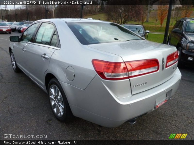 Brilliant Silver Metallic / Dark Charcoal 2010 Lincoln MKZ FWD