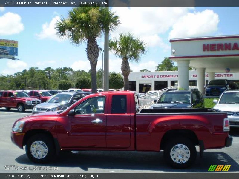 Lava Red / Slate 2007 Mitsubishi Raider LS Extended Cab