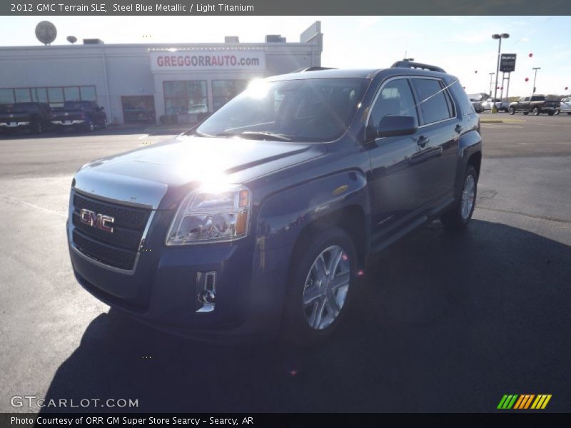 Steel Blue Metallic / Light Titanium 2012 GMC Terrain SLE