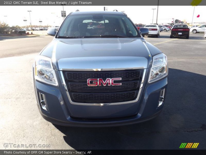 Steel Blue Metallic / Light Titanium 2012 GMC Terrain SLE