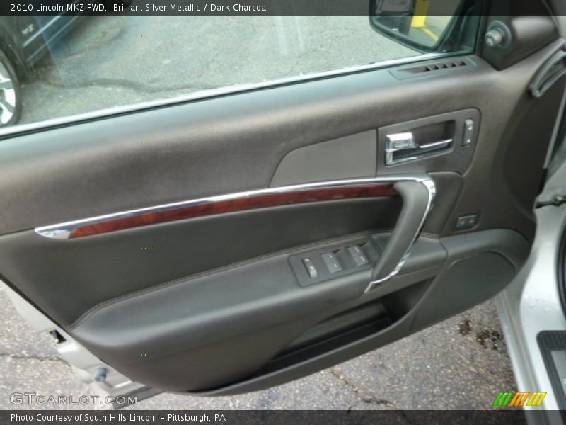 Brilliant Silver Metallic / Dark Charcoal 2010 Lincoln MKZ FWD