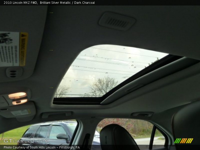 Brilliant Silver Metallic / Dark Charcoal 2010 Lincoln MKZ FWD