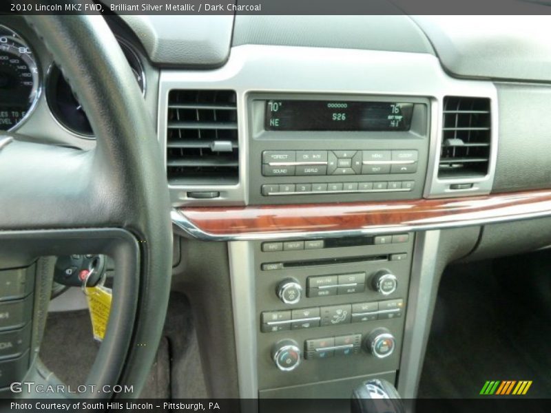 Brilliant Silver Metallic / Dark Charcoal 2010 Lincoln MKZ FWD