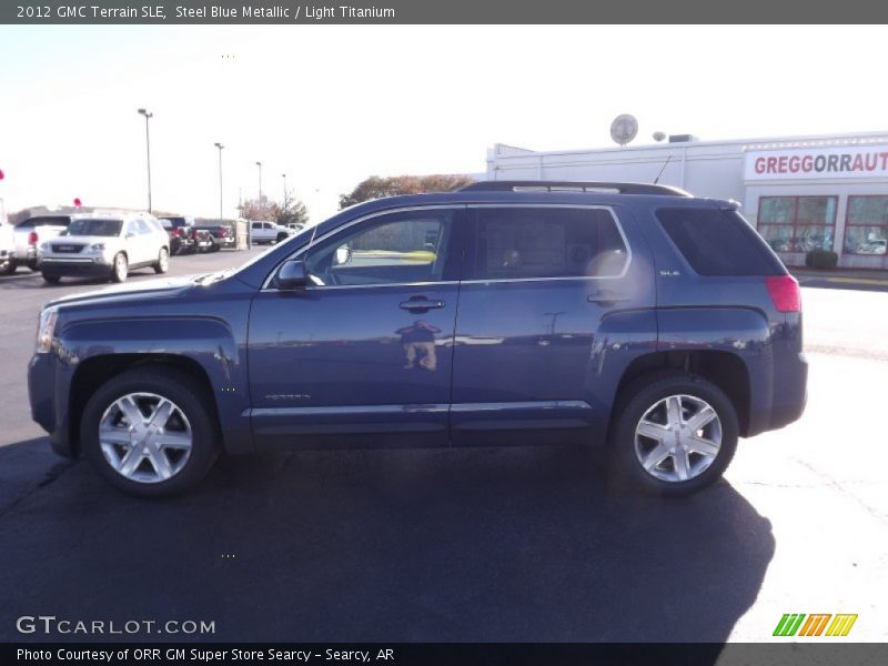 Steel Blue Metallic / Light Titanium 2012 GMC Terrain SLE