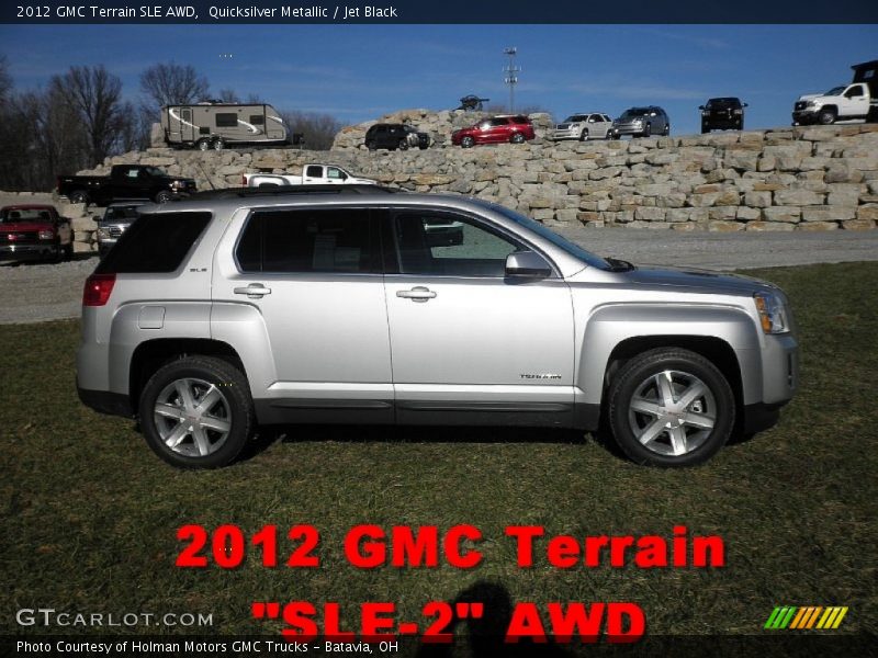 Quicksilver Metallic / Jet Black 2012 GMC Terrain SLE AWD