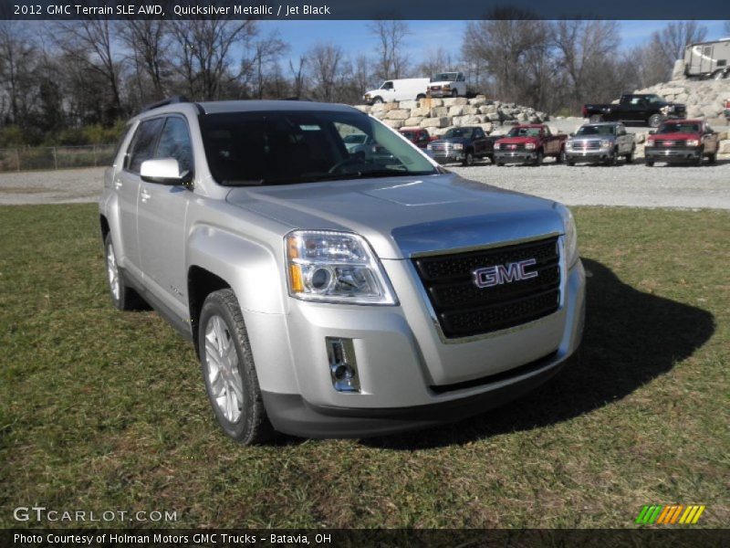 Quicksilver Metallic / Jet Black 2012 GMC Terrain SLE AWD