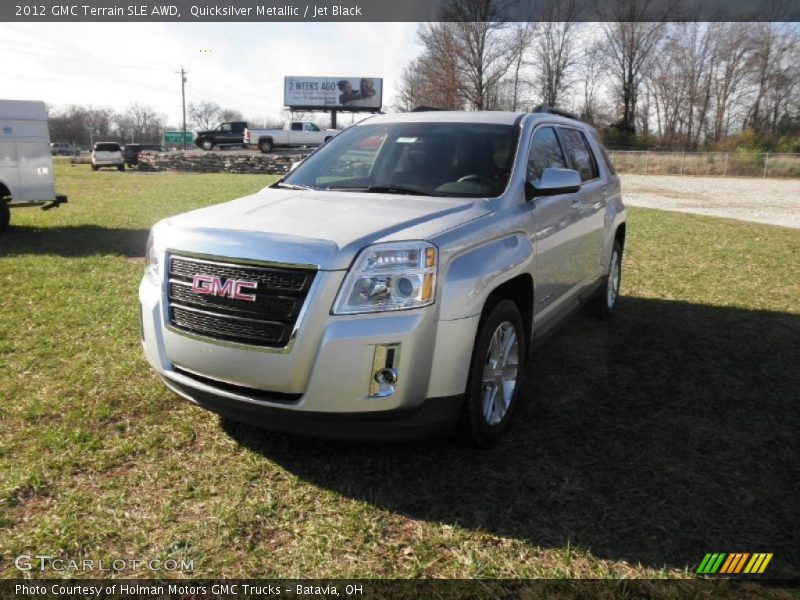 Quicksilver Metallic / Jet Black 2012 GMC Terrain SLE AWD