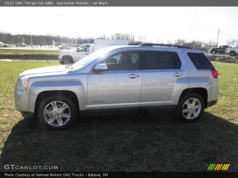 Quicksilver Metallic / Jet Black 2012 GMC Terrain SLE AWD