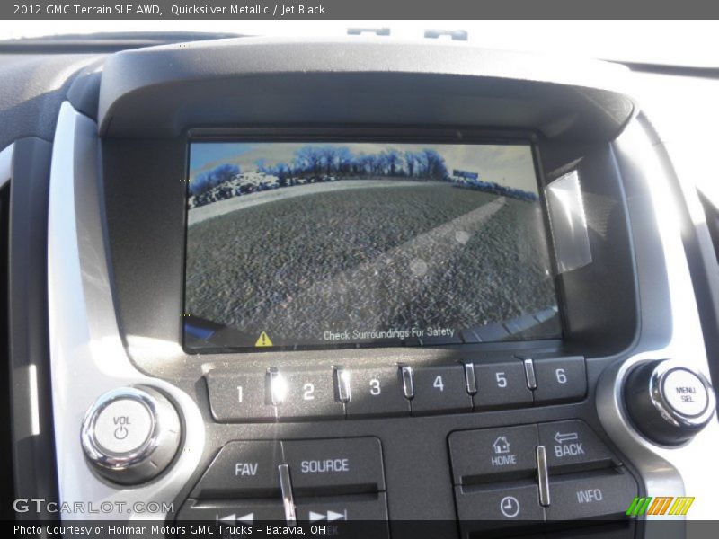 Quicksilver Metallic / Jet Black 2012 GMC Terrain SLE AWD