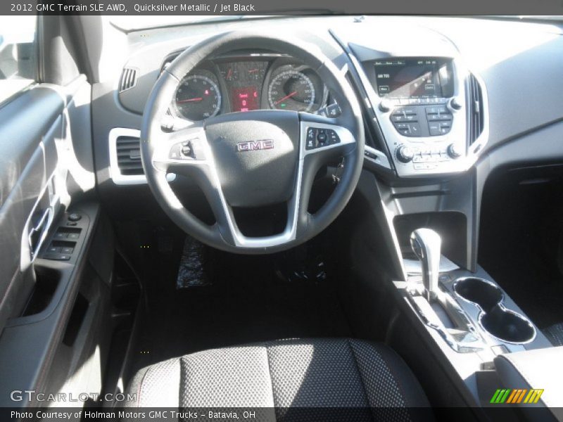 Quicksilver Metallic / Jet Black 2012 GMC Terrain SLE AWD