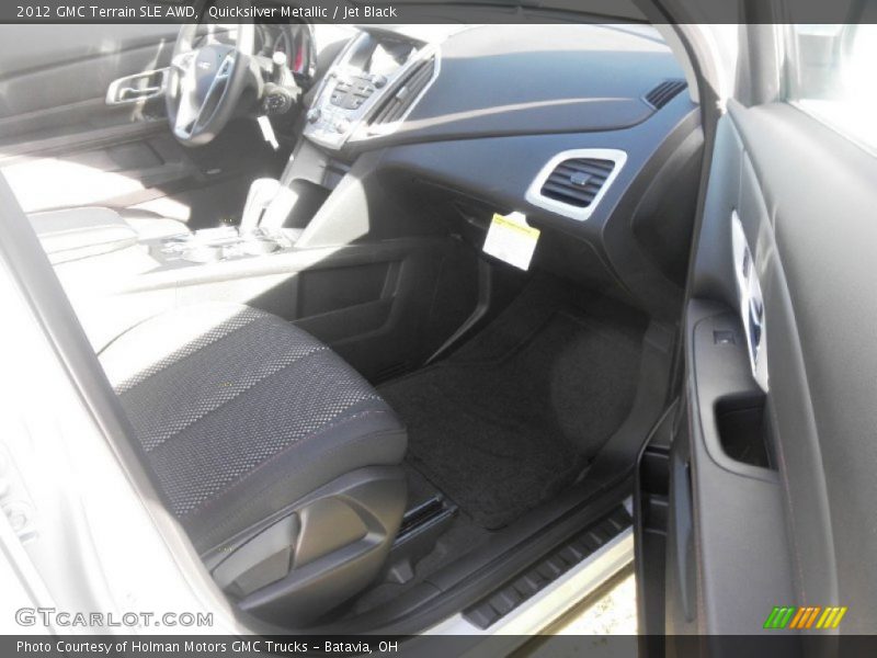 Quicksilver Metallic / Jet Black 2012 GMC Terrain SLE AWD