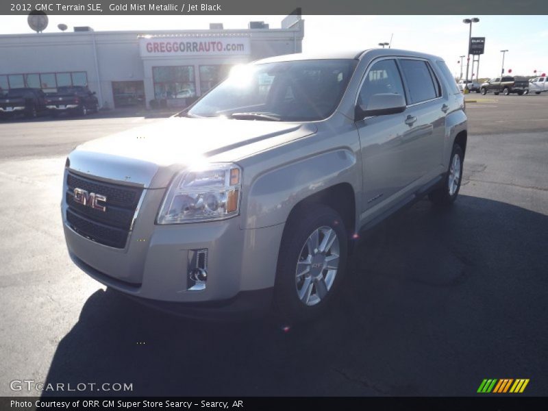 Gold Mist Metallic / Jet Black 2012 GMC Terrain SLE